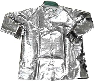 Tillman 8230 30" 19 oz. Aluminized Carbon Kevlar Protective Jacket, Me