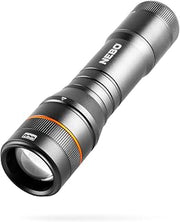 NEBO Newton Powerful LED Handheld Flashlight | AA Battery Powered Compact Waterproof Flashlight | Storm Gray | Available in 500, 1000, 1500 Lumens