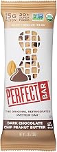 Perfect Dark Chocolate Chip Peanut Butter Bar, 2.3 Ounce -- 16 per case.