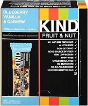 Kind Healthy Blueberry Vanilla and Cashew Fruit and Nut Bar, 1.4 Ounce -- 72 per case.