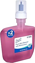 Scott Professional Hand Soap with Moisturizers, 2 Refills, 1.2 L (91592) | Automatic Refills, Pink, Floral Scent, Foaming, Compatible with ICON Dispensers