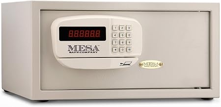 Mesa Safe Company Model MHRC916E Residential and Hotel Electronic Burglary Safe, Cream