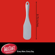 Tablecraft Solid Spurtle Spatula / 8.7 Inches / Gray Spatulas