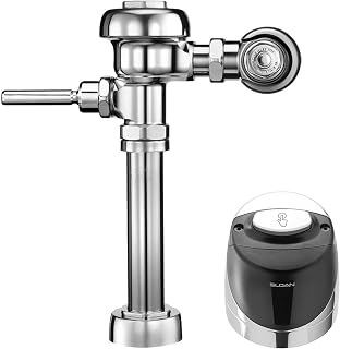Regal 111 Water Closet Flushometer, 3080150 & Sloan G2 RESS-C Retrofit, 3325435 Bundle - Fixture Connection Top Spud, 1.28 GPF Flush Valve, Exposed Top Mount Sensor, 6 Year Battery Life