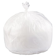 High-Density Commercial Can Liners by Inteplast – 40 x 48, 45.0 gallons, Plastic, Clear, Pack of 10