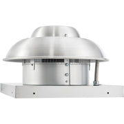 Aluminum Roof Axial Exhaust Fan by Global Industrial – Aluminum, Silver, Model RMD12