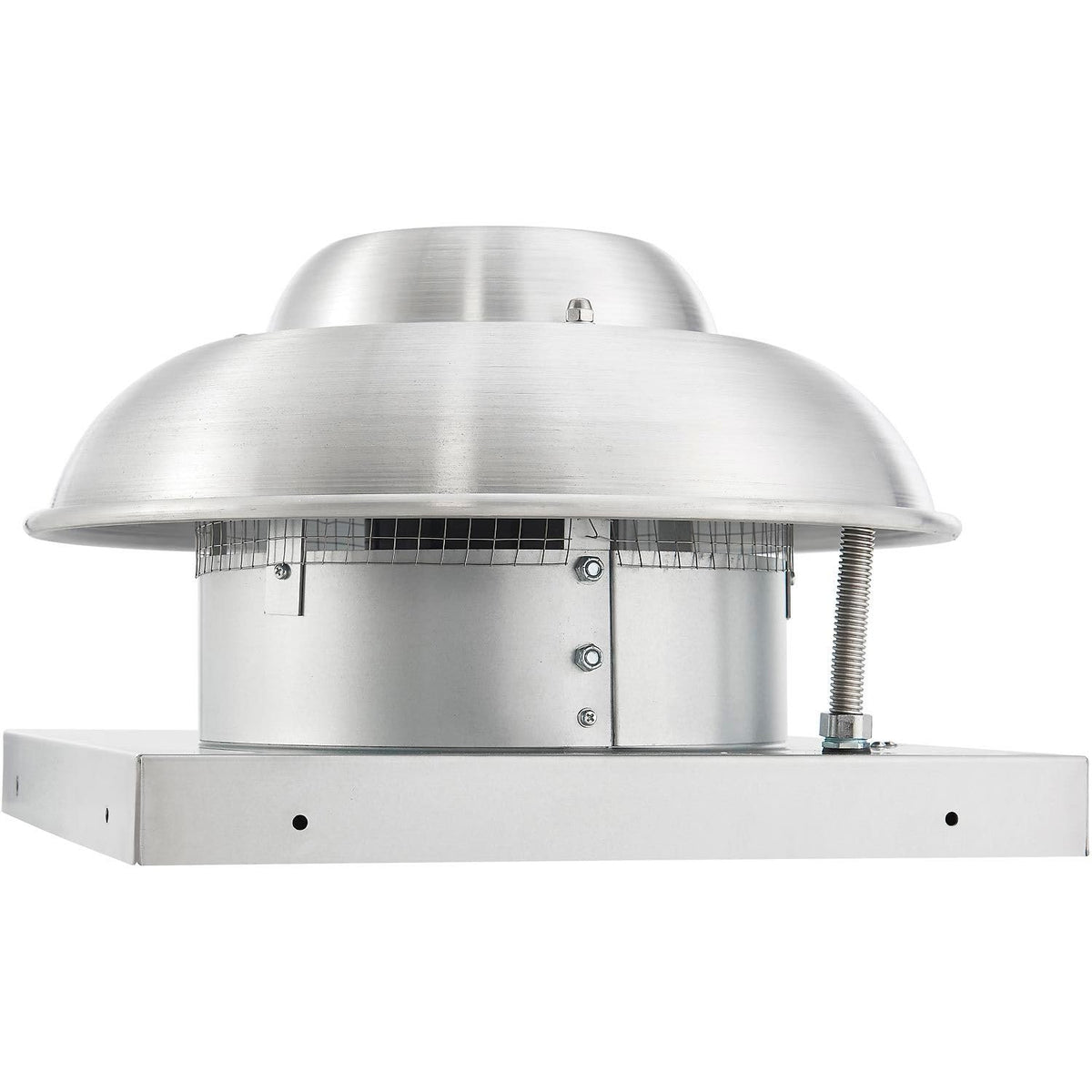 Aluminum Roof Axial Exhaust Fan by Global Industrial – Aluminum, Silver, Model RMD12