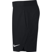 Boy's Court Ace Sweat Wicking Tennis Shorts with Pockets (Black/White/Small) by Nike – Summer, Black/White, Model AO8354