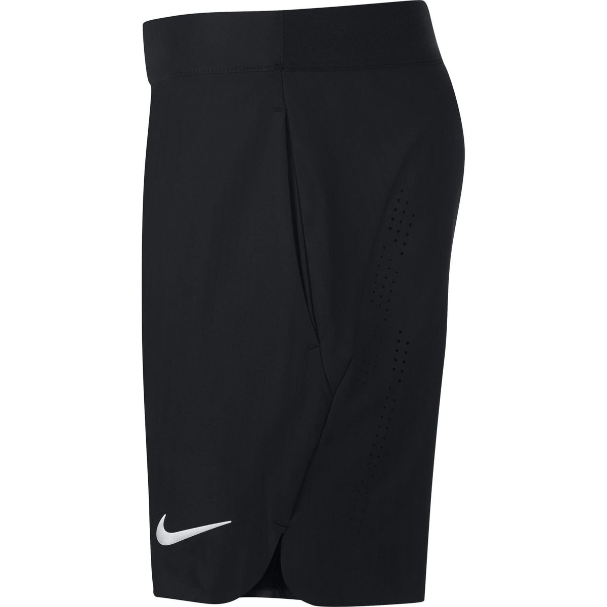 Boy's Court Ace Sweat Wicking Tennis Shorts with Pockets (Black/White/Small) by Nike – Summer, Black/White, Model AO8354