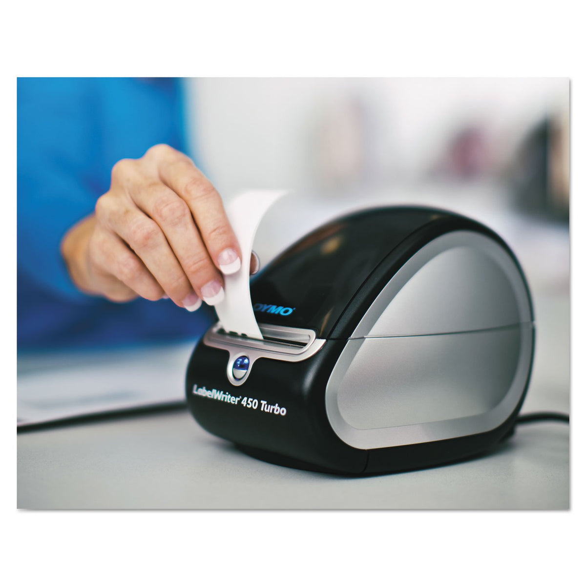 DYM1752265 - LabelWriter 450 Turbo Direct Thermal Printer - Monochrome - Label Print by DYMO – Black, Model V150276