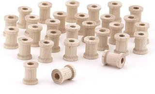 Hygloss Products Wooden Spools for Arts and Crafts – Splinter Free – 5/8 Inch, 30 Pieces (8571)