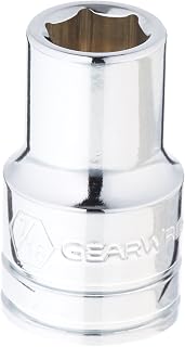GEARWRENCH 1/2" Drive 6 Point Standard SAE Socket 7/16" - 80602 , Black
