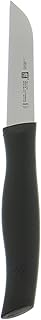 ZWILLING TWIN Grip 3-inch Razor-Sharp German Vegetable Knife, Made in Company-Owned German Factory with Special Formula Steel perfected for almost 300 Years, Dishwasher Safe, Black