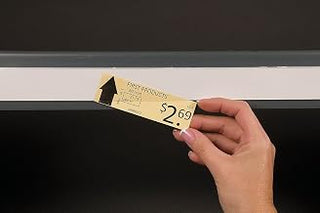 Aigner 481006 1" x 48" Label Holder, Clear Strip, 6/Pk