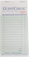 Guestcheck Carbon - 2Part, Green, 16 Line, 3.5 X 6.75 Inch, 50 Sets Per Book - 2500 Per Case.