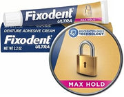 Fixodent Ultra Max Hold Denture Adhesive, 2.2 oz, (Packaging may vary)
