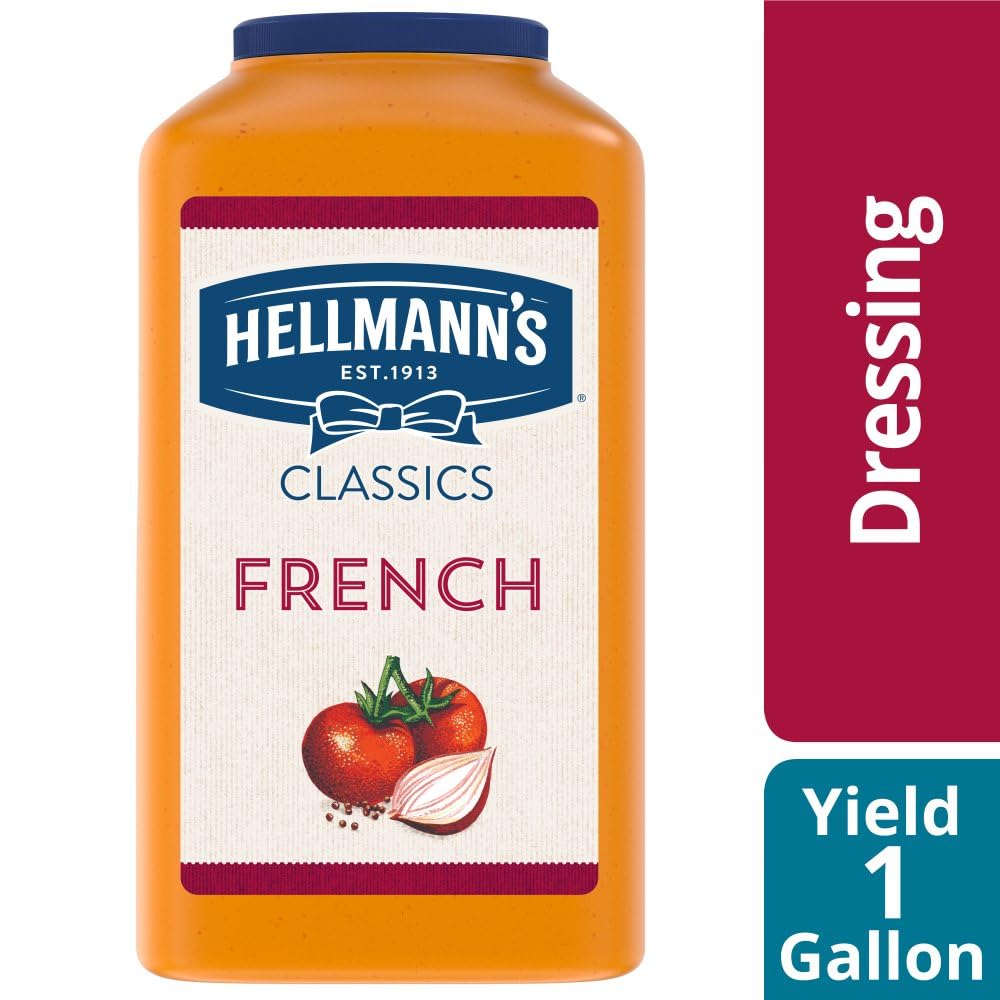 Classics French Salad Dressing Jug by HELLMANN'S – 128 Fl Oz (Pack of 1), Model 84120337