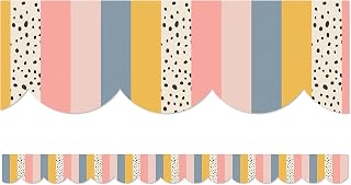 Carson Dellosa We Belong 39Ft of Boho Bulletin Board Borders