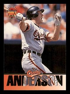 Baseball MLB 1994 Triple Play #151 Brady Anderson #151 NM Orioles