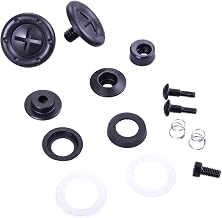 RaceQuip 205991RQP Helmet Hardware - Pivots/Posts/Screws Included - Black - Kit