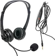Spracht ZUM3500 Stereo 3.5mm and USB Dual Ear Universal Headset with Microphone | Office Headset for Computer, Smartphones & Tablets | Plug-and-Play, no Drivers |The Ultimate USB Headset Experience