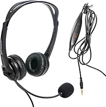 Spracht ZUM3500 Stereo 3.5mm and USB Dual Ear Universal Headset with Microphone | Office Headset for Computer, Smartphones & Tablets | Plug-and-Play, no Drivers |The Ultimate USB Headset Experience