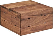 Cal-Mil 3628-7-78 Crate Riser, 7" Height, 12" Width, 12" Length, Walnut