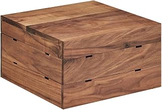 Cal-Mil 3628-7-78 Crate Riser, 7" Height, 12" Width, 12" Length, Walnut