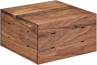 Cal-Mil 3628-7-78 Crate Riser, 7" Height, 12" Width, 12" Length, Walnut