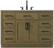 Alden 48" Single Bathroom Vanity in Chestnut Brown