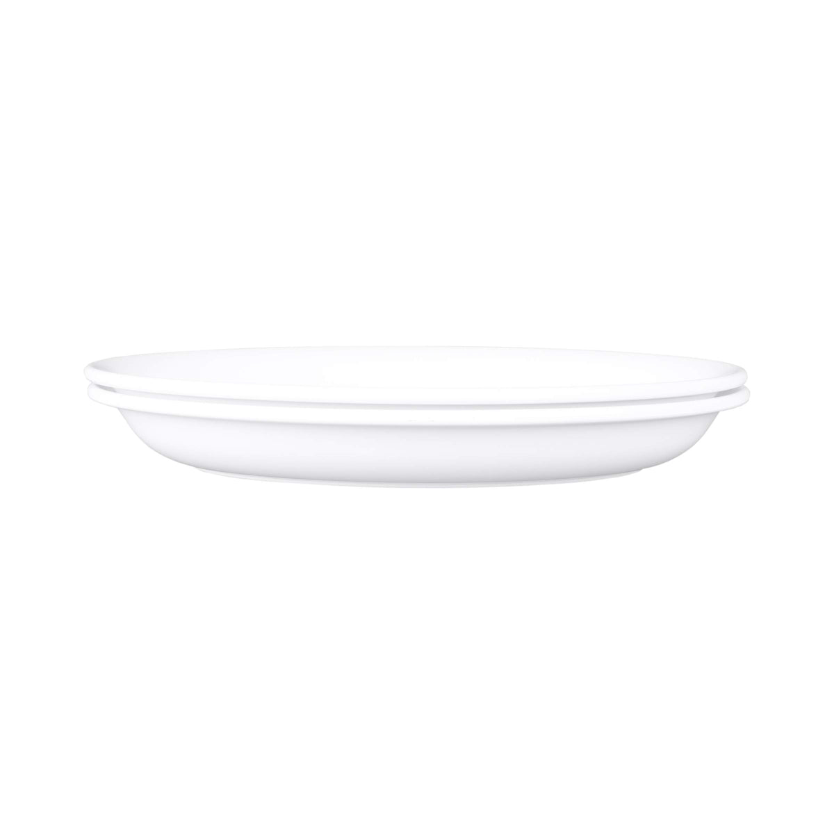 15" x 10" White Oval Heavy-Duty Melamine Plastic Serving Platter by Elite Global Solutions – 15" x 10", 2.5 quarts, Melamine, White, Model M1510OV-NW