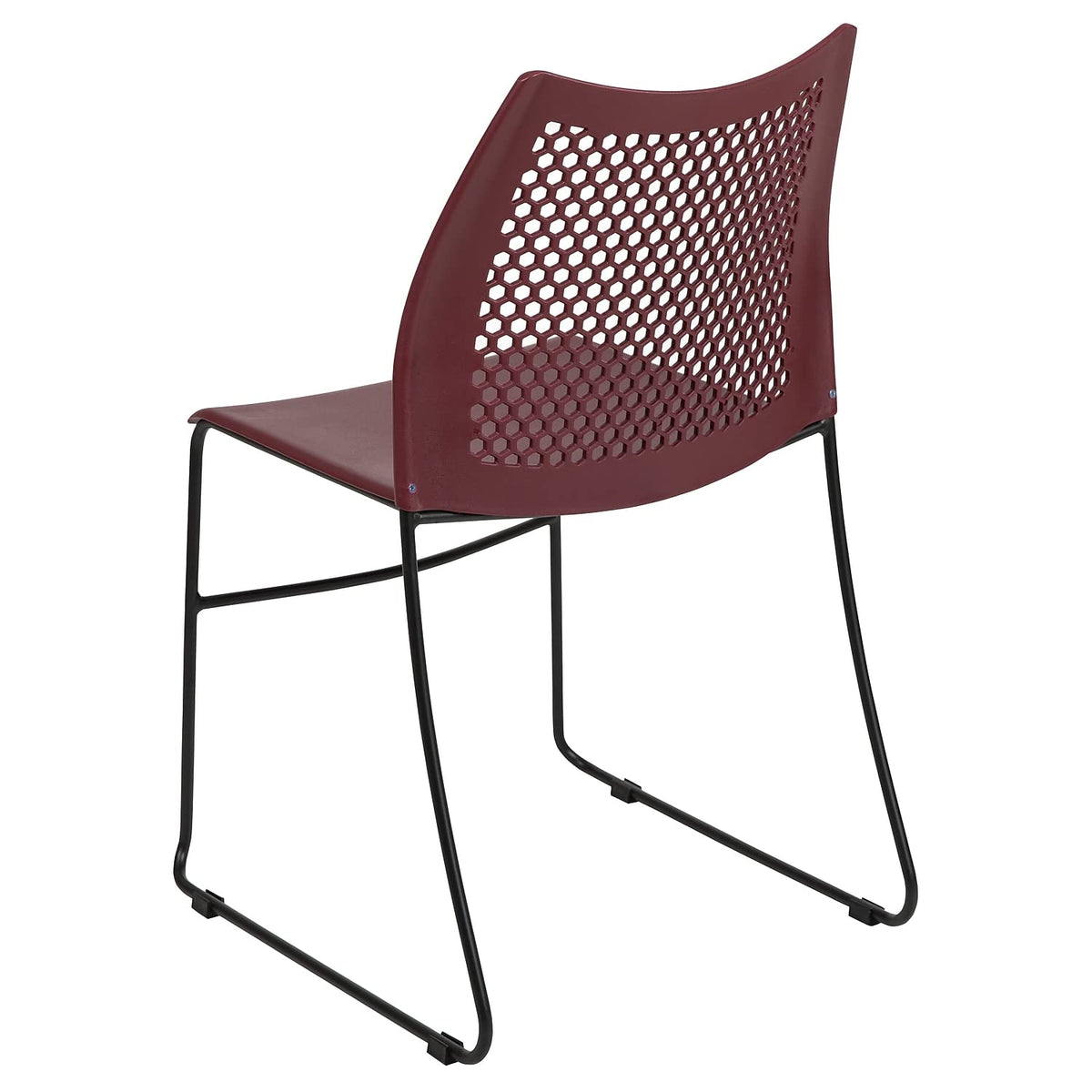 Flash Furniture Burgundy / Set of 5 / Classic Stacking Chairs