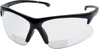 KLEENGUARD V60 30-06 Readers Safety Sunglasses (19891), Clear Readers with +2.5 Diopters, Black Frame, 6 Pairs / Case