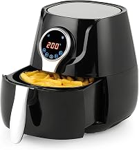 MLL Healthy Hot Air Fryer Adjustable Temperature and Timer 360° Hot Air Circulation Technology 4.5 Litre Capacity with Removable Basket