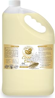 Bella Terra Oils Clear Emu Oil for Hair and Skin – 1gallon, Highly Absorbable, Moisturizing, Non-Greasy, Revitalizing
