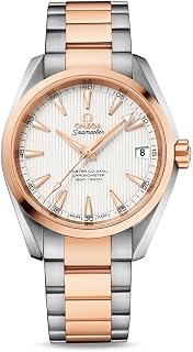 Omega Women's 23120392102001 Aqua Terra Analog Display Swiss Automatic Two Tone Watch