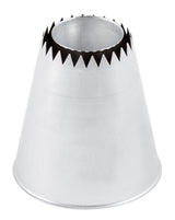 World Cuisine Sultans Piping Tip by PADERNO – Medium, Stainless Steel, Gray, Model 47357-51