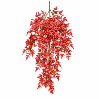 Artificial Vine Wall Hanging Plant by ＫＬＫＣＭＳ – Plastic, Red, Model 3000405045730097018929