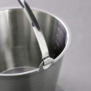 Graduated Bucket 31x27x by PADERNO – 31x27x12, 12 liters, Alloy Steel, Steel, Model 41960-12