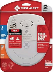 First Alert Battery-Powered Photoelectric Smoke and Carbon Monoxide Combination Pack, SM210/CO400