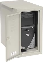 Global Industrial Computer Cabinet Side Car, Gray, 12" W x 22-1/2"D x 21-1/2"H