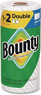 Bounty 1=2 Roll 2 Ply Paper Towels, 82 Count