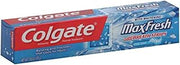 Colgate Max Fresh with Mini Breath Strips Whitening Cool Mint Toothpaste 6 oz
