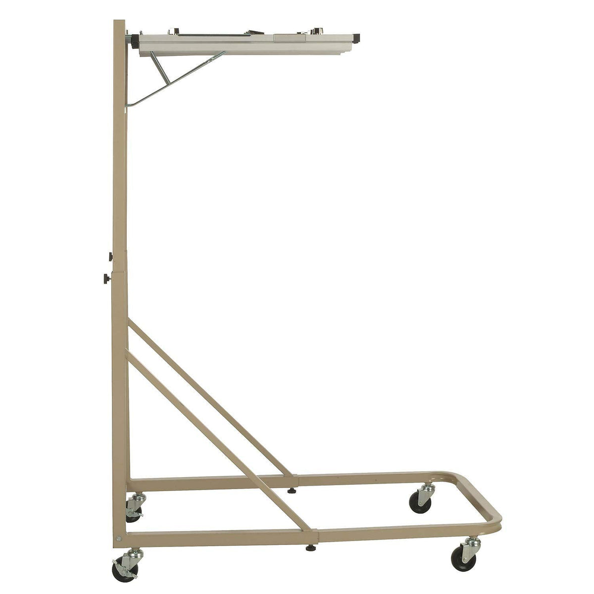 Pivot Mobile Blueprint Storage Rack by Global Industrial – 40"L x 26.5"W x 4"H, Steel, Sand, Model 571006