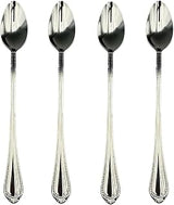 Mikasa Regent Bead 18/10 Stainless Steel Iced Beverage Spoon (Set of Four)