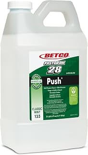 Betco Green Earth Push Drain Maintainer, Floor Cleaner And Carpet Spotter, 2 Liter, Case Of 4