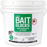 JT Eaton Bait Block Rodent & Tick Control – 64 Blocks Bulk Pack – Effective Multi-Pest Bait Blocks – Long-Lasting and Easy to Use