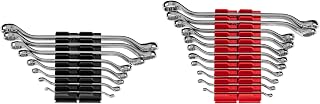 TEKTON 45-Degree Offset Box End Wrench Set, 19-Piece | WBE95302