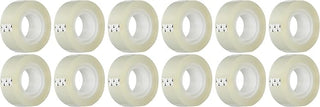 Business Source All-Purpose Transparent Glossy Tape (43575) (Pack of 144)