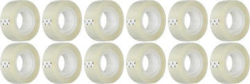 Business Source All-Purpose Transparent Glossy Tape (43575) (Pack of 144)